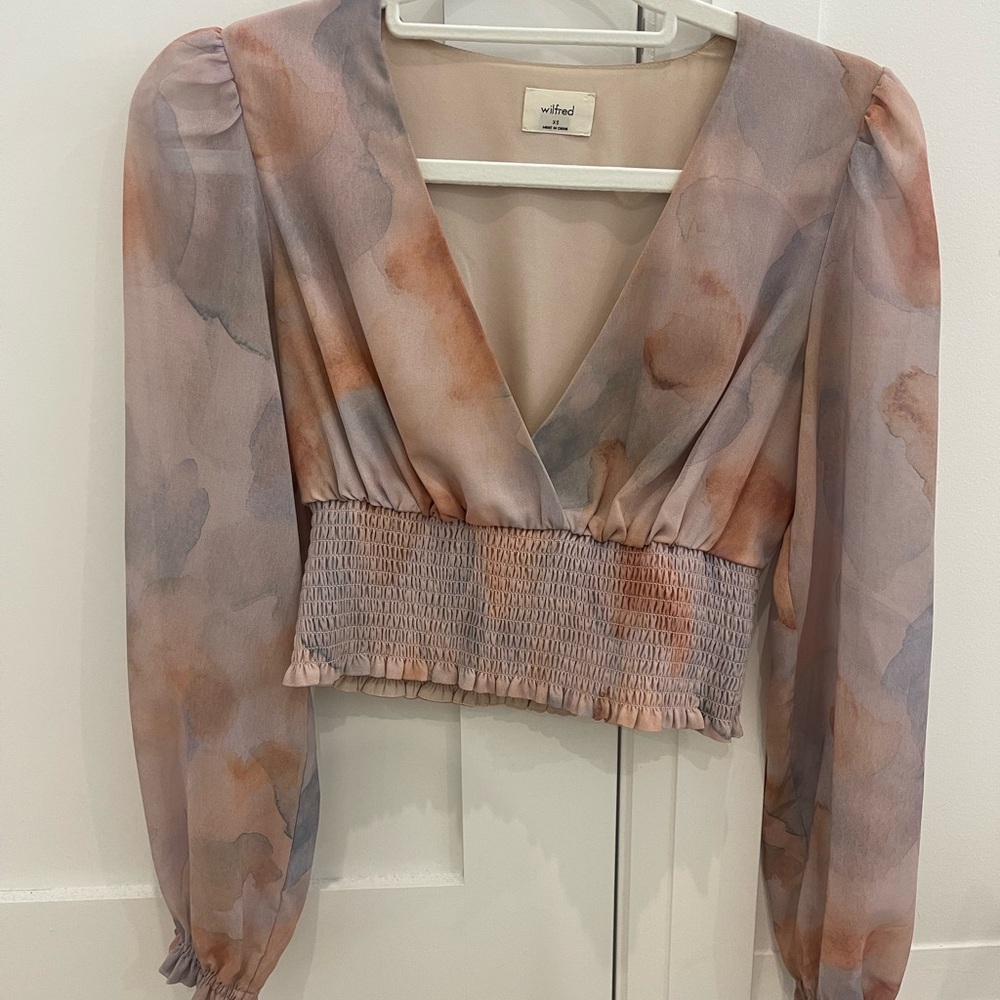 Aritzia long sleeve blouse